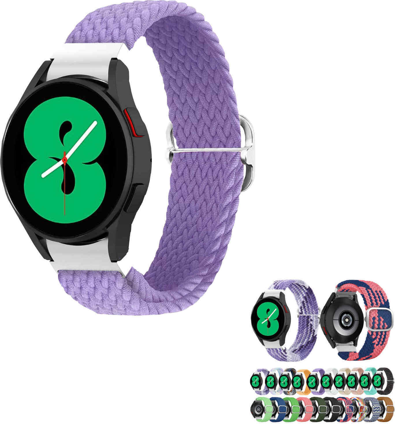 Pre Samsung Galaxy Watch FE 6 5 4 Normal Pro Classic Nylon Arm Band