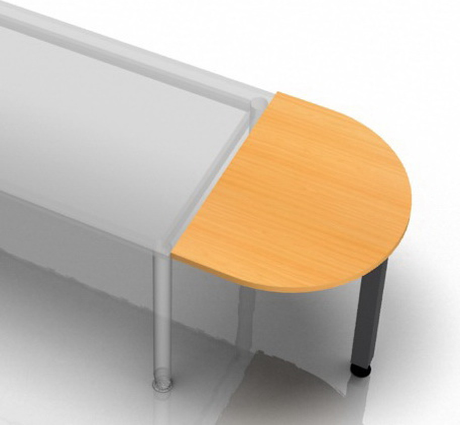 HJH Office LA60 G - Ansatztisch 60x80 Buche LA60_6_G