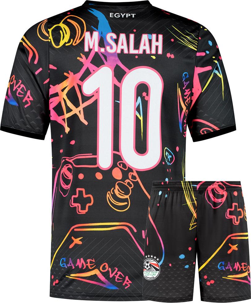 Kingdo Ägypten Fußball Trikot Set Salah - Gaming - Kinder und Erwachsene - 164 egypt-sala-gaming-set-164