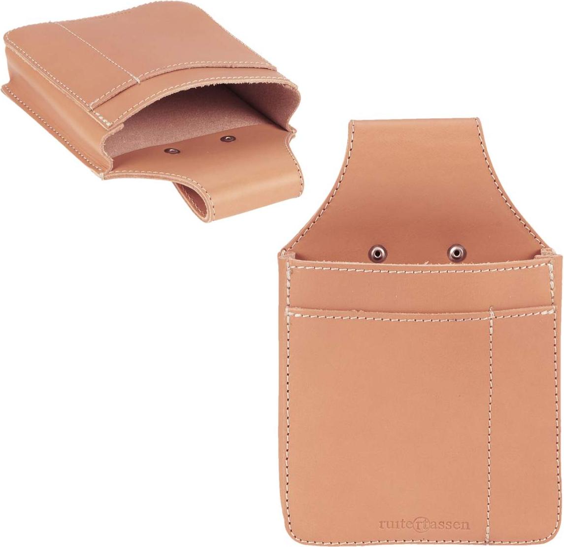 Ruitertassen Kellnertasche Leder Kellnerhalfter Holster Kellnerbörsenköcher natur braun extra stark 102802