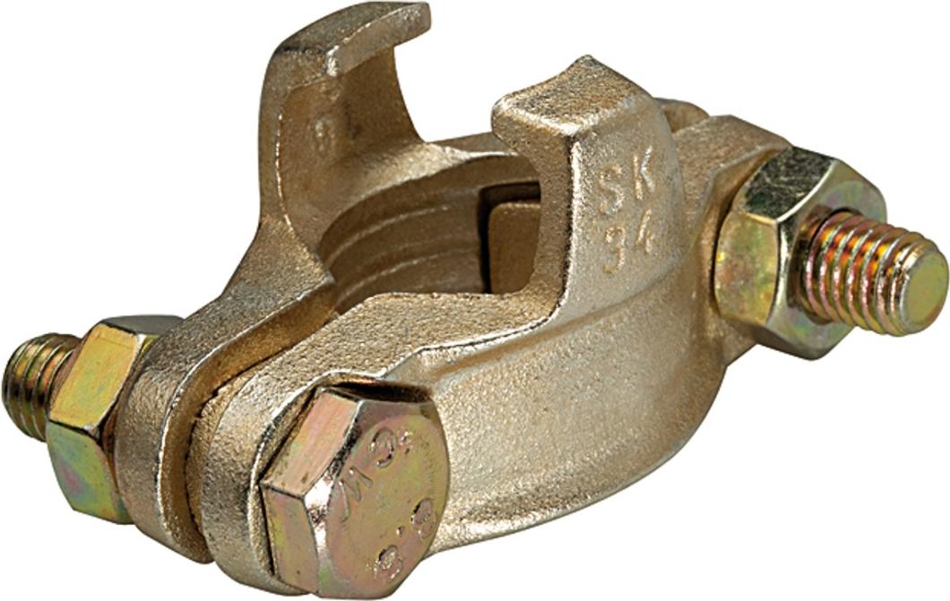 Riegler Schlauchklemme, 2-tlg., Sicherungsklauen, Spannber. 28-32, LW 19 SLSK 34