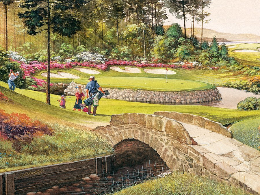 COBBLE HILL Golfplatz Puzzle XL 275 Teile