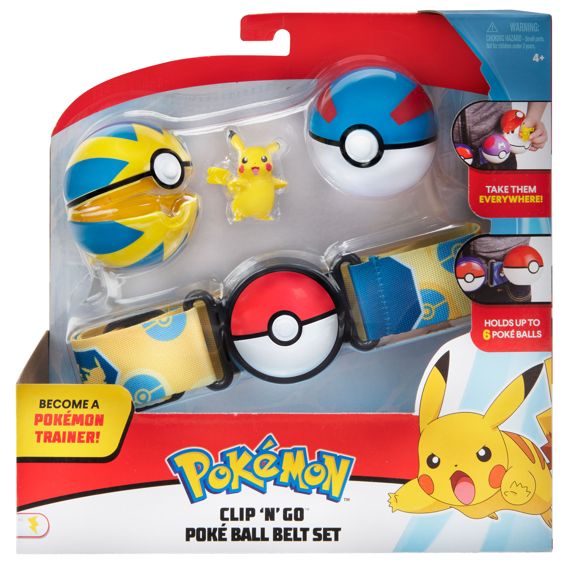 Pokemon Clip n 'Go Poke Ball Gürtel Set-Charmander 