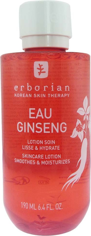 SYMBIOSE Erborian Ginseng Lotion, Gesichtslotion, Frauen, 190 ml, Aufhellend, Anheben, Feuchtigkeitsspendend, Flasche, AQUA/WATER - METHYL GLUCETH-20 - 1,2-HEXANEDIOL - PROPYLENE GLYCOL - GLYCYRRHIZA GLABRA (LICORICE)... 6AA10071