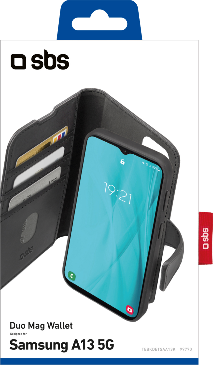 SBS - Samsung Galaxy A13 5G Cover Flip Cover - čierny