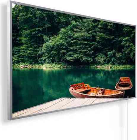 Könighaus Infrarot KÖNIGHAUS Panorama Infrarotheizung 1200W - Boot und See mit Smart-Thermostat und App Panorama-Serie_P_1200_04_Boot und See+Smart