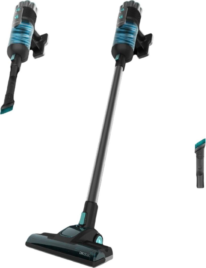 Cecotec Conga 700 PowerHead, Tyčový vysávač, Bezvreckové, Čierna, 0,5 L, Suchý, Cyklónový