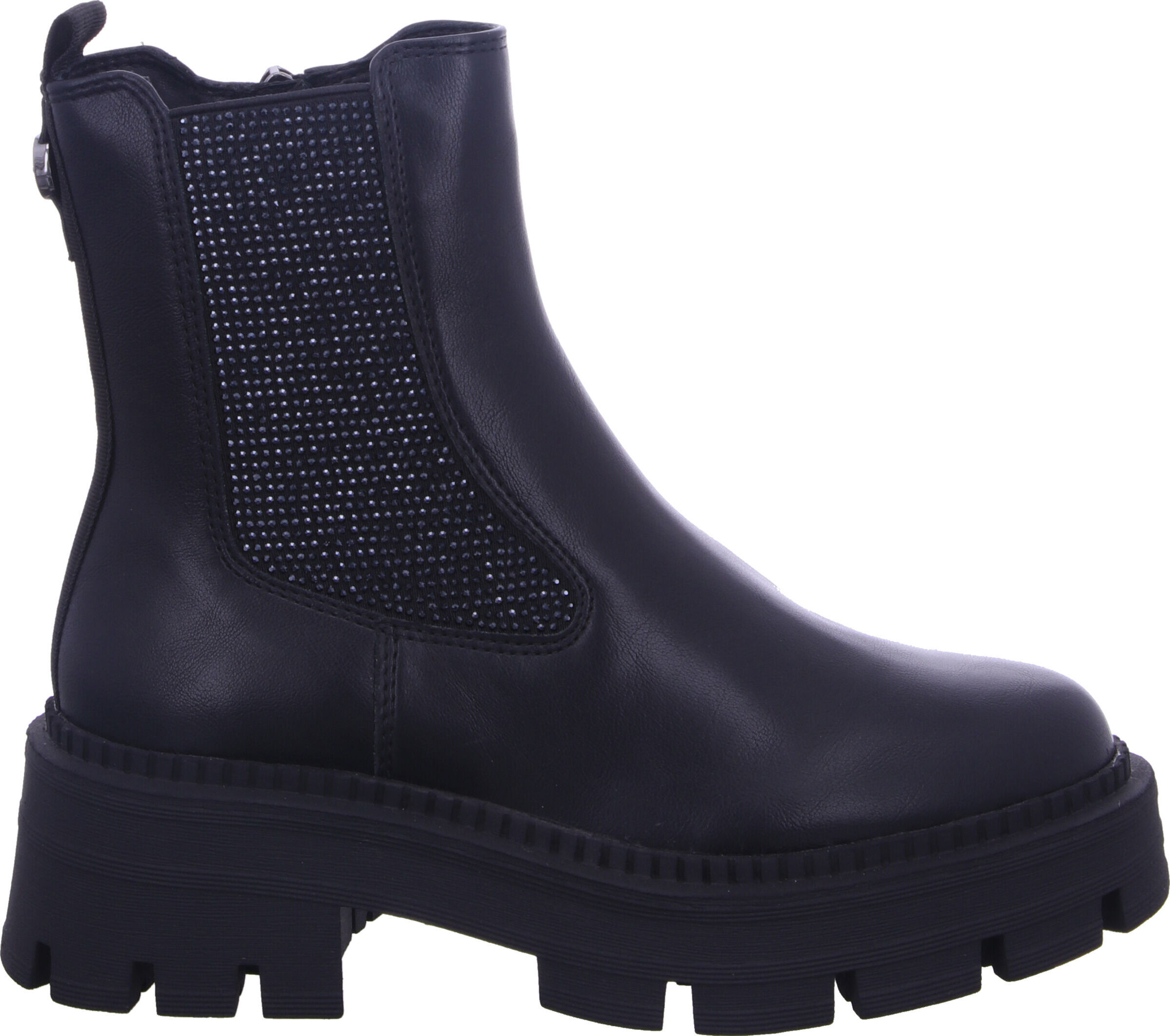 Tamaris Donna Stivaletti, Signora Stivaletti Chelsea,bottini,TOUCHit,Stivaletto Slip-on,Piatto,Boots,Stivaletti,Graphite Suede,41 EU