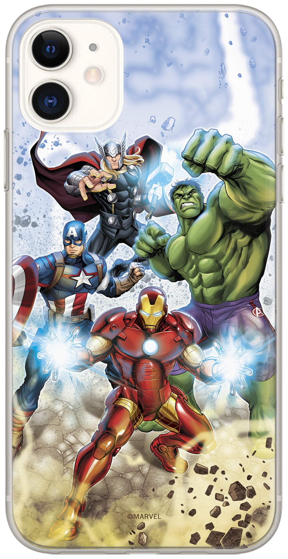 Originálny obal na mobil Marvel Avengers 003 pre Huawei P Smart Z /Honor9x /Y9 Prime 2019 s autorskými právami