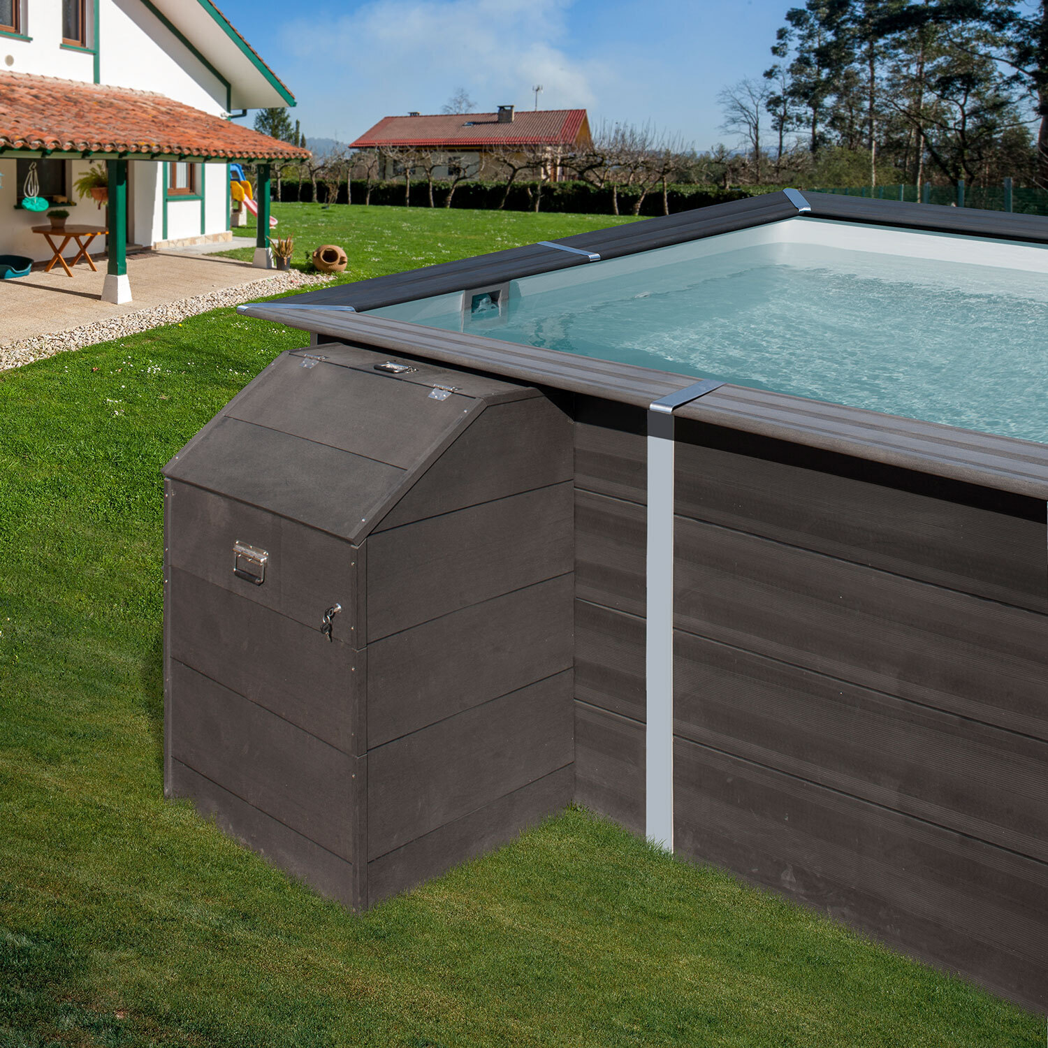 Verbundwerkstoff-Technik-Site Höhe 119 cm