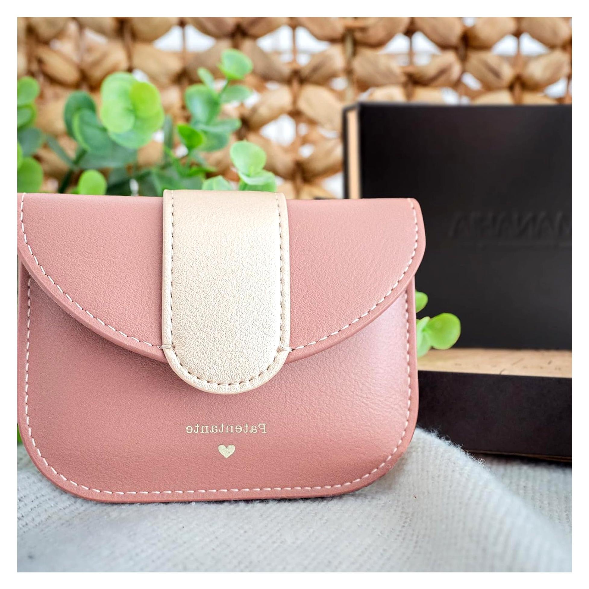 Markenlos Geldbeutel Damen klein - Patentante - Geschenk für Patentante - Geburtstagsgeschenk Patentante - Patentante Überraschung - Patentante Anfrage - Geldbörse Damen - Geschenk für Frau - Wallet