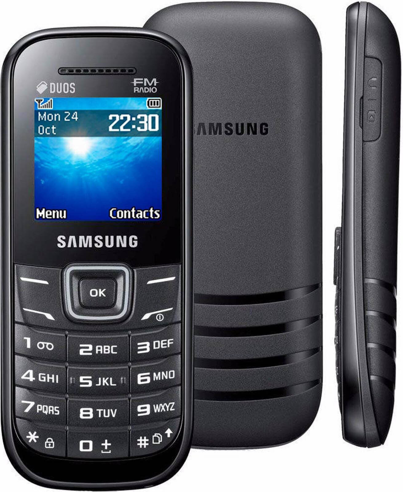 Samsung Keystone 2 GT-E1205Y Mobilný telefón TFT 800mAh - čierny