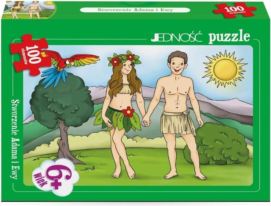 Jedno Puzzle Erschaffung von Adam und Eva 100