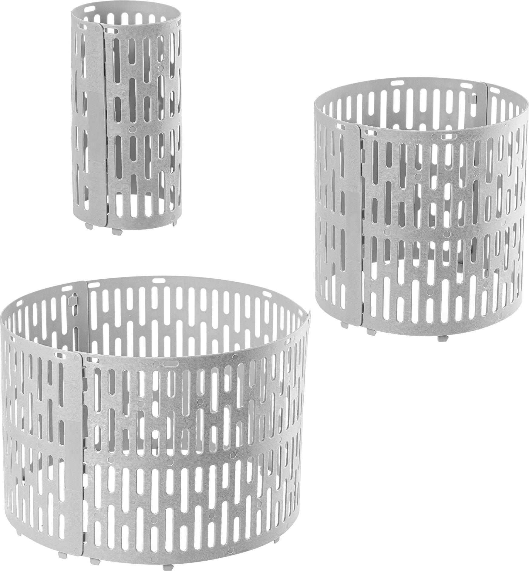 KADAX Baumstammschutz 20 x 33 cm, 3er Set, Verbissschutz aus Kunststoff für Bäume, Baumschutz gegen Wildverbiss, Stammschutz für Obstbäume, Baumschutzhülle