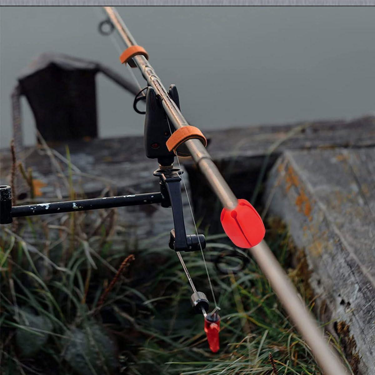 Markenlos Gummihengel Stropdashouder - Hengelklem & HengelbeschProtection (6 Stück)