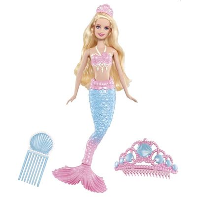 Mattel Barbie Meerjungfrau 2014 mit Diadem