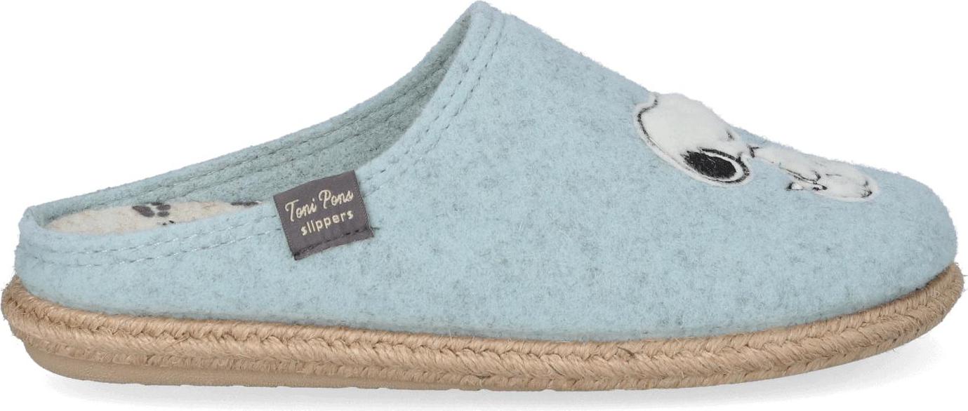 Toni Pons Snoopy Damen Filz-Hausschuhe Cel Größe 40 SNOOPY-CEL
