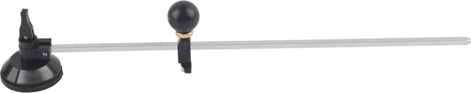 Gistuch Glasschneider 6 Radkompasse kreisförmige Schnitt mit Saugnapfkreis (#3)