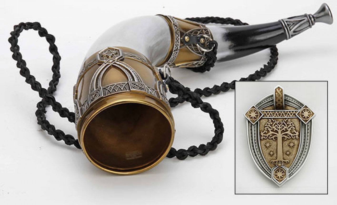 United Cutlery Herr der Ringe Replik 1/1 Horn von Gondor 46 cm