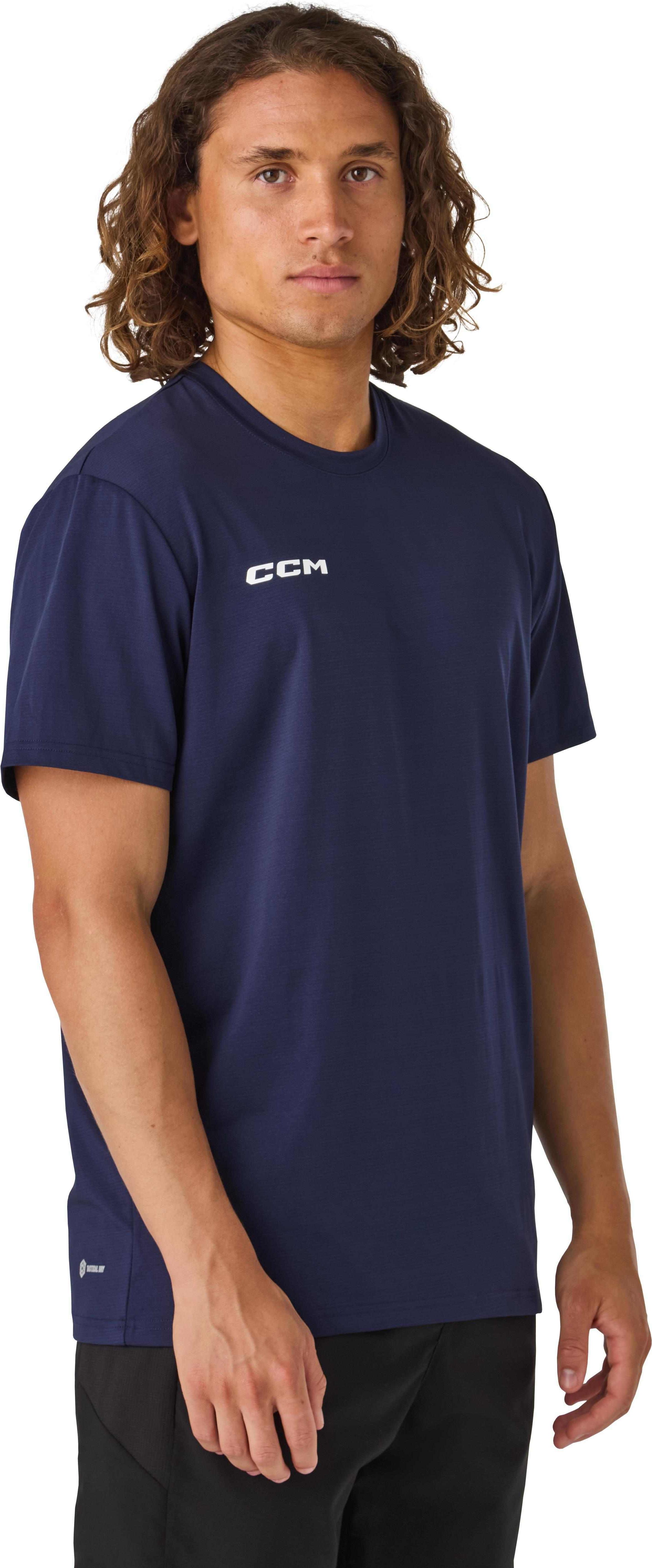 T-Shirt CCM TEAM TRAINING TEE Senior navy L 6355711