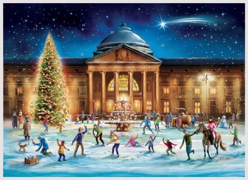 Adventný kalendár č. 322 Kurhaus Wiesbaden DIN A3