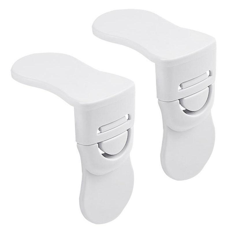 Northix 2x Kindersicherung für Schrank - Weiß JTI-80134278