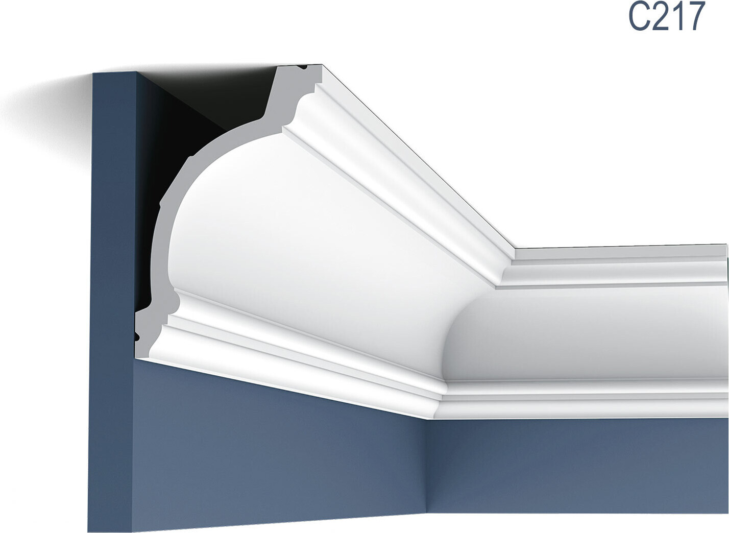 Orac Decor C217 LUXXUS Eckleiste Dekorprofil Stuckprofil Stuckleiste Profil 2 m