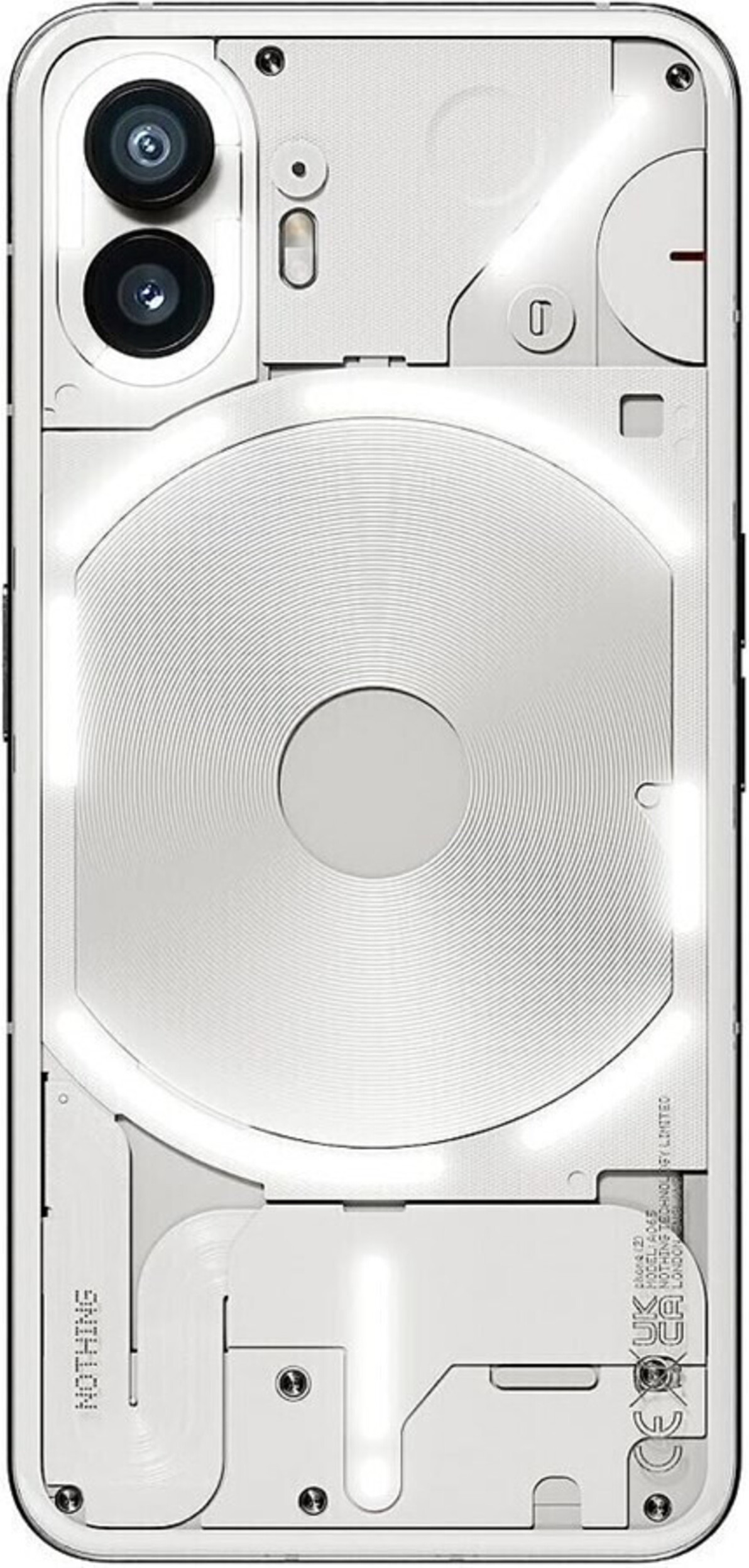 Nothing Phone (2)ホワイト★ガラスフィルムセット Nothing Phone (2) (12/256GB) weiß 256GB 5G + Wifi