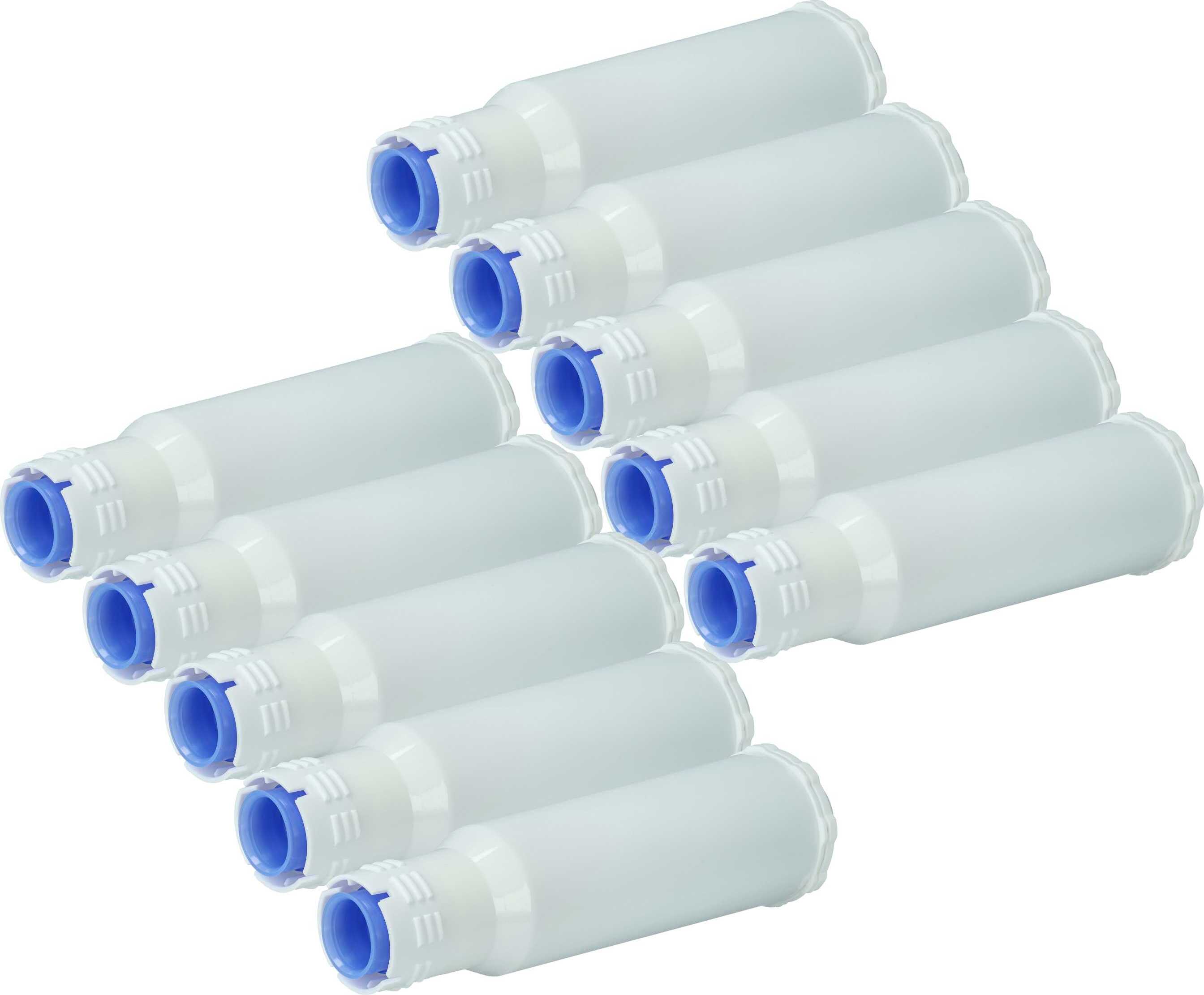 vhbw 10x Wasserfilter Filter kompatibel mit Krups Espresseria Automatic EA8025pn, EA8025, EA8050, EA803810 Kaffeevollautomat, Espressomaschine Weiß 163531604-20