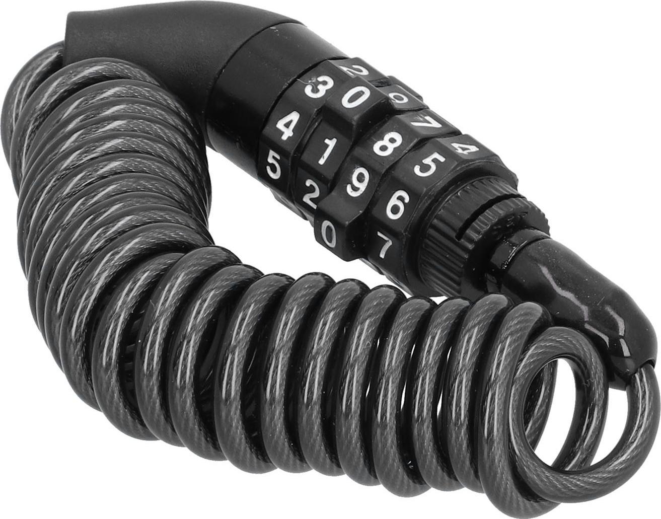 Gistuch Helm-Kabelschloss, 4-stelliges Passwort, Diebstahlschutz, multifunktionaler Ersatz für Fahrrad, Motorrad