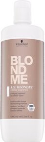 Schwarzkopf Professional BlondMe All Blondes Detox Shampoo posilujúci šampón pre blond vlasy 1000 ml