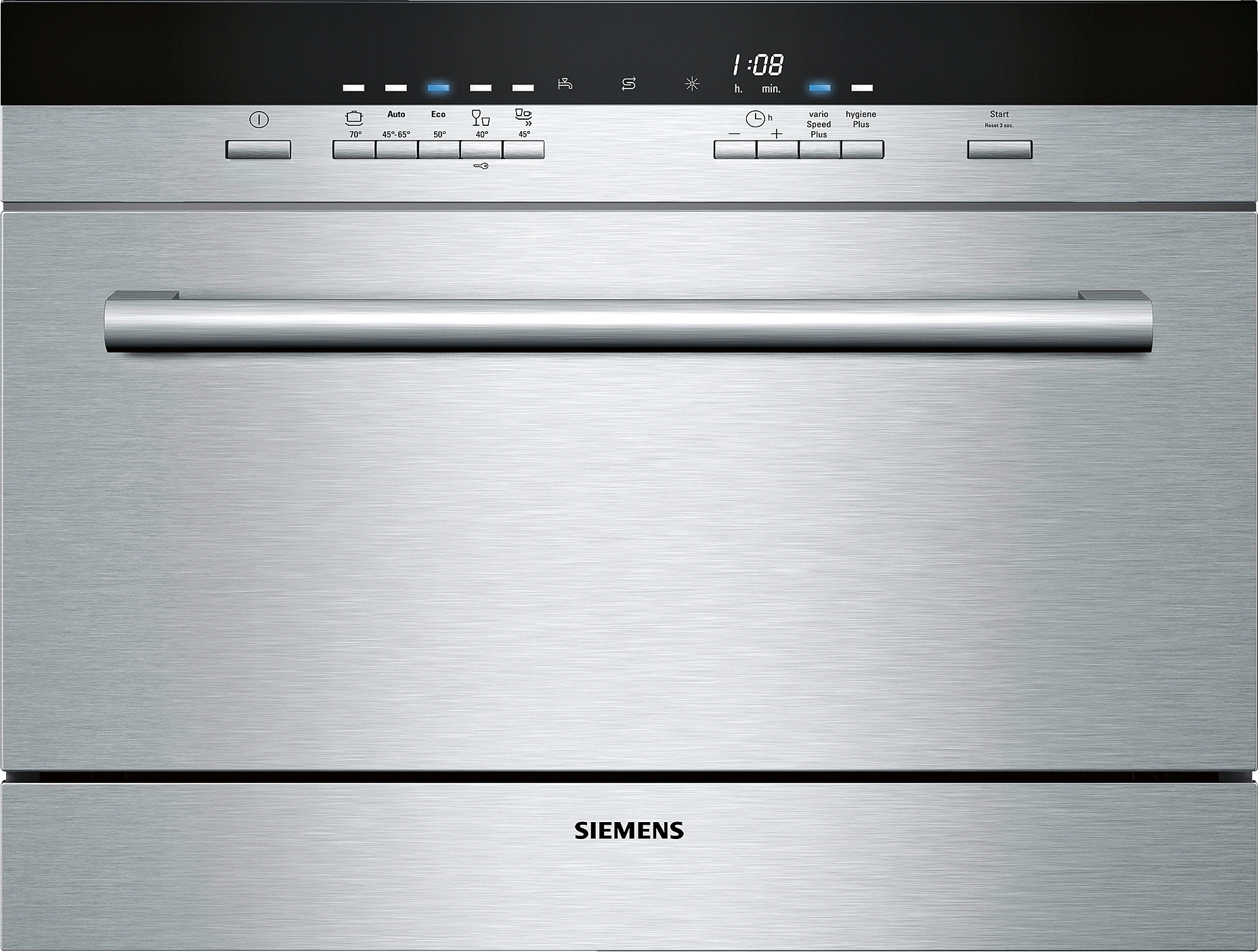 Siemens SK75M522EU iQ500 speedMatic Modular vstavaná umývačka riadu, nerezová oceľ