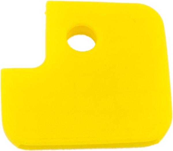 FELGNER Schlüsselkennkappe eckig geschlossen (Farbe: gelb) Farbe: gelb 166379