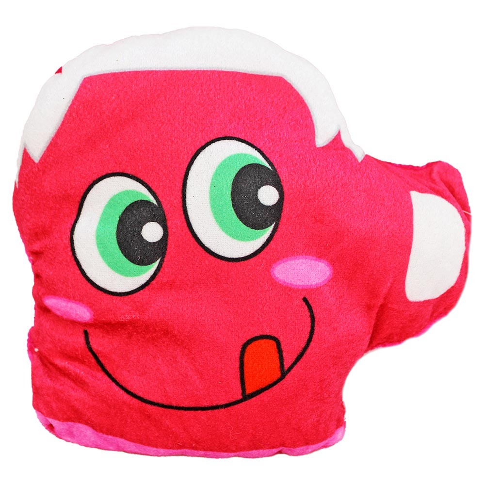 BEMIRO Bierglas aus Plüsch mit witzigem Gesicht - ca. 14 x 18 cm