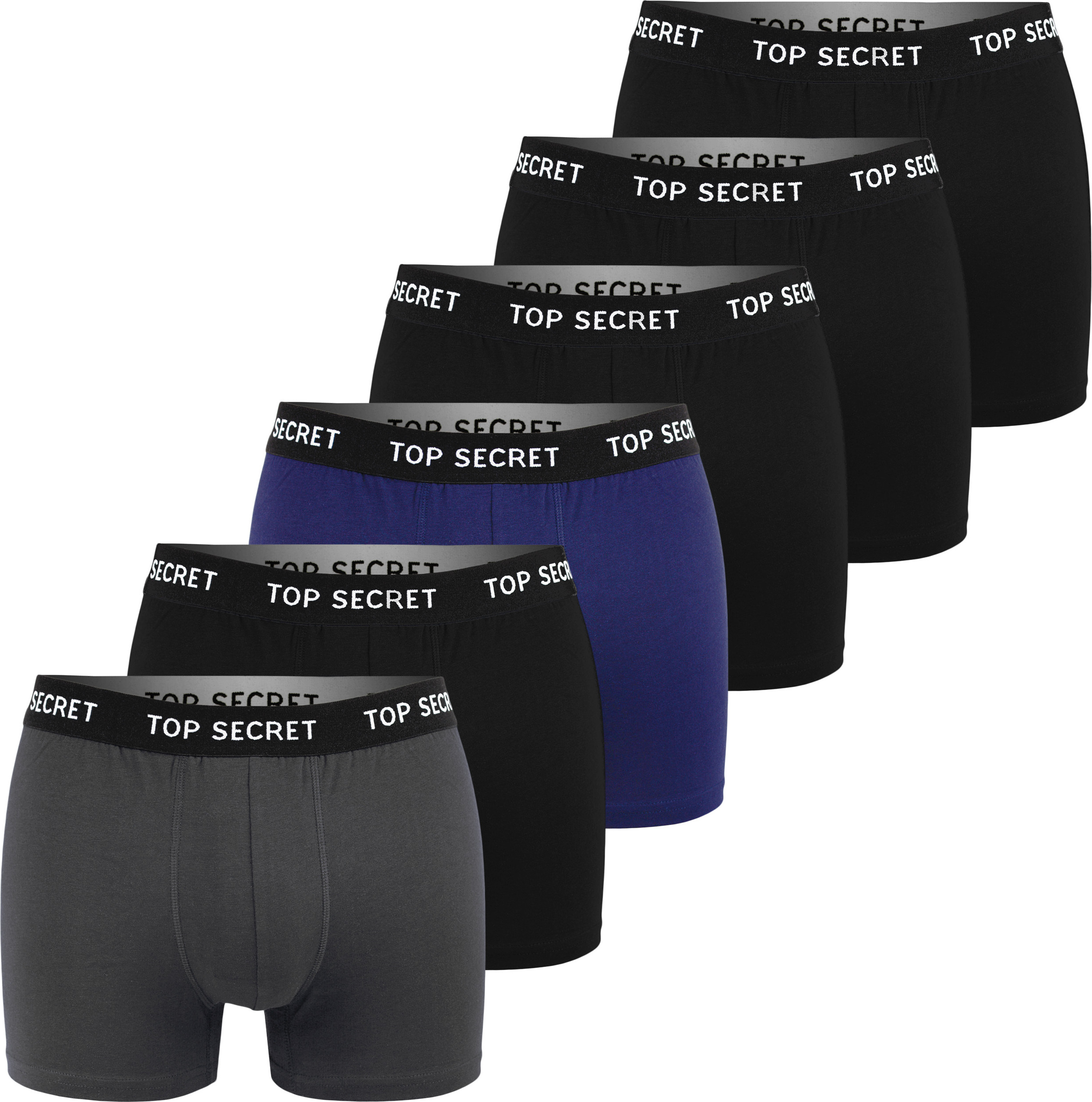 Effepi Boxer Uomo in Tela di Cotone a Fantasia (Confezione da 6 Pezzi