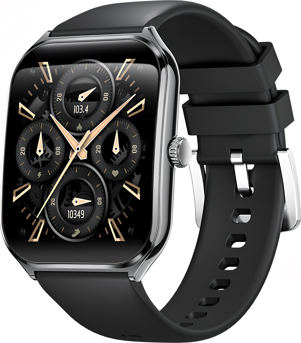 ANTCOOL Ultradünne Smartwatch, 1,96 Zoll großes 360 x 360 HD-Pixel-Display, immer online, Anruferinnerung, wasserdichte IP67-Sportuhr