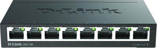 D-Link DLIN Desktop unmanaged Switch 8x10/100/1000