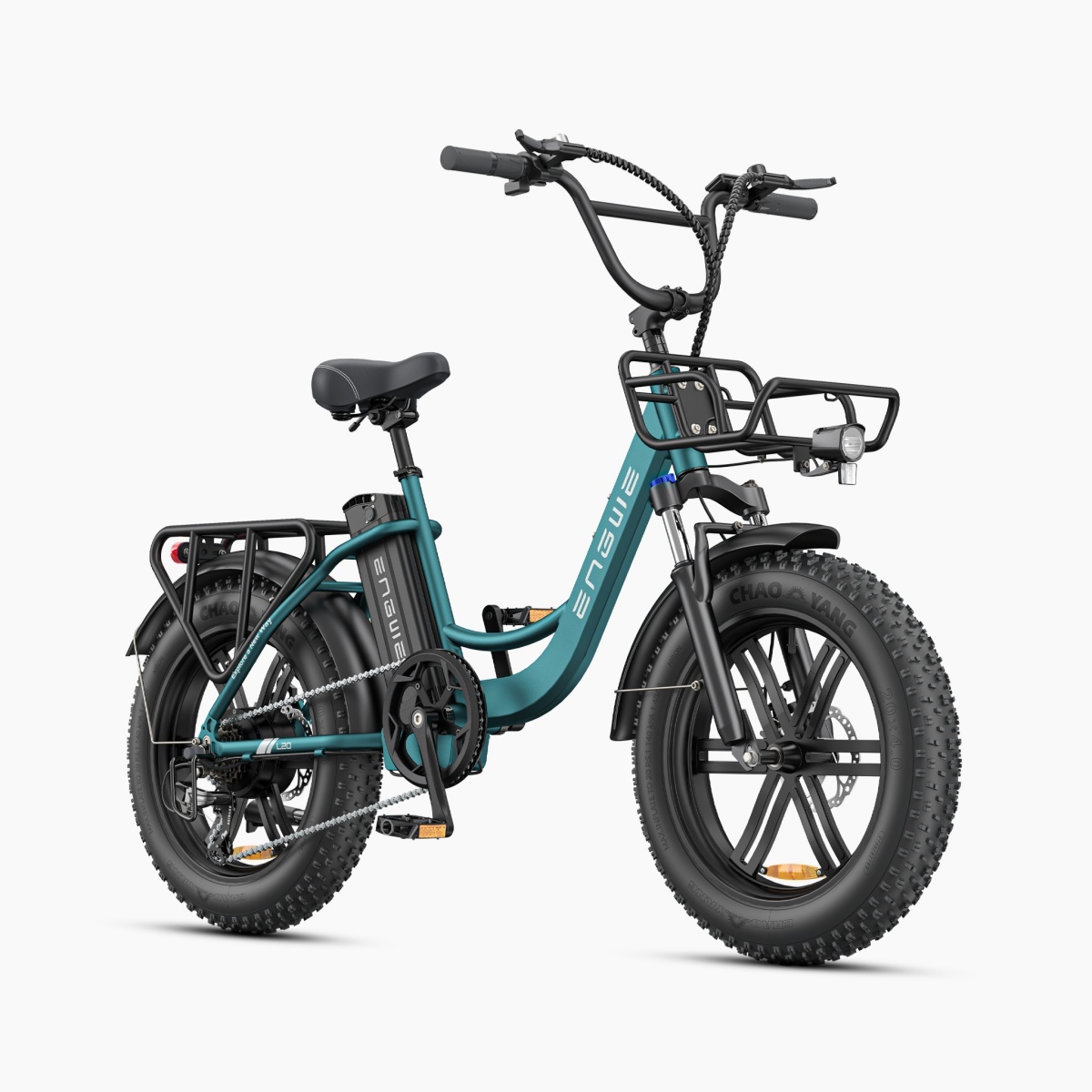 Elektrický bicykel ENGWE L20 Boost - 250W Motor 48V13Ah Batéria 20-Palcové Pneumatiky Mechanické Kotúčové Brzdy - Zelená