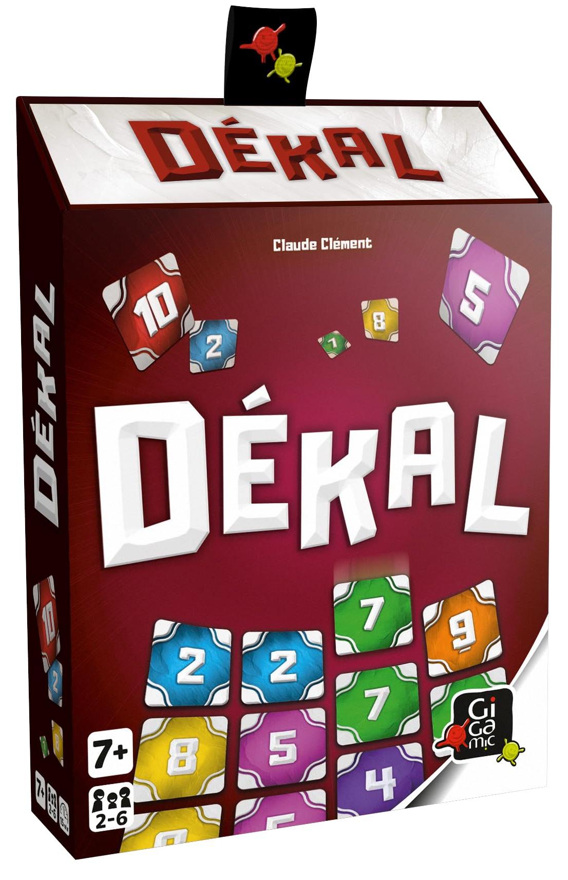 GIGAMIC DEKAL – Gesellschaftsspiel – Gesellschaftsspiel mit der Mechanik des Nec