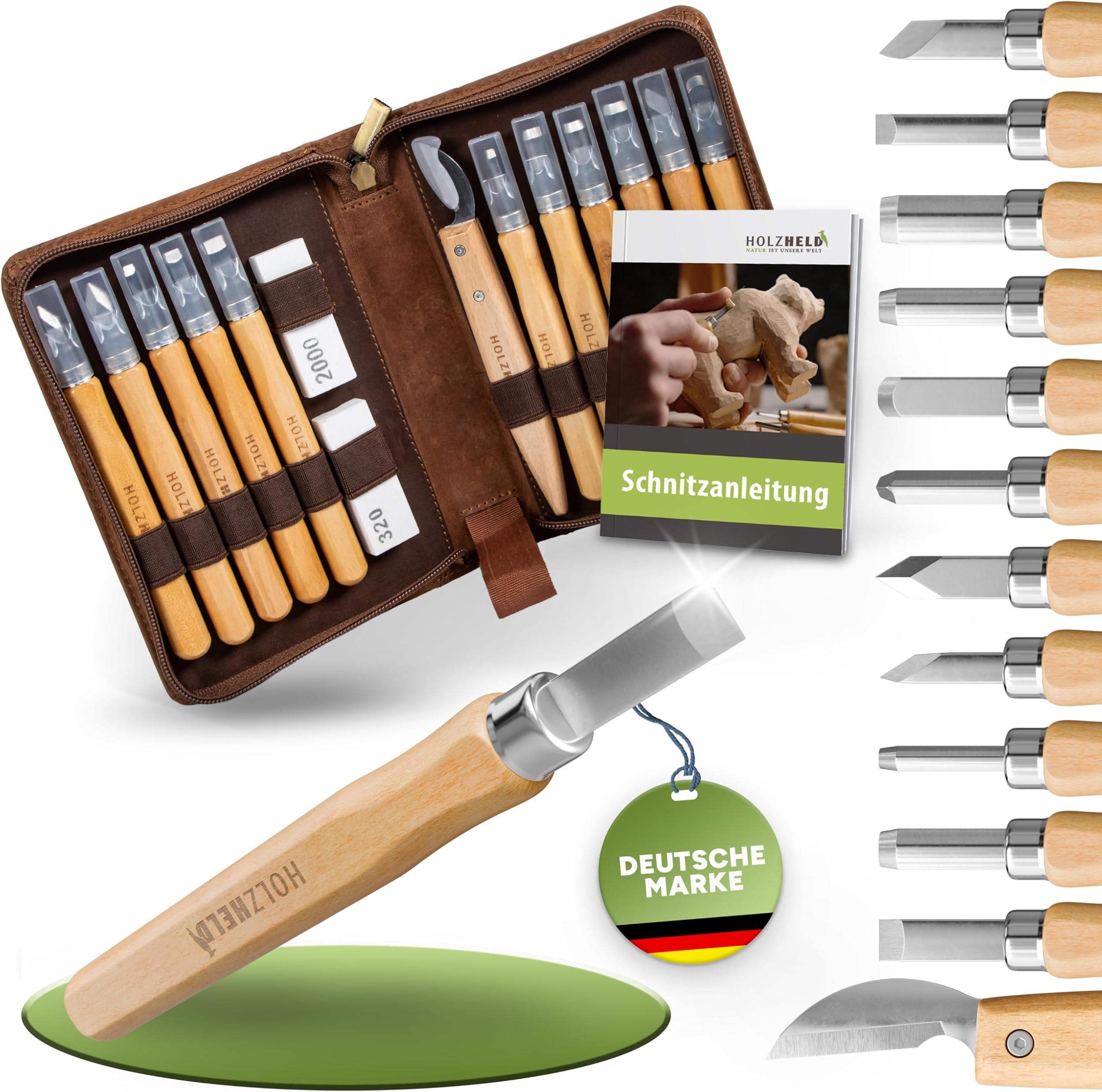 HOLZHELD snijgereedschap set (16-delig) - Prüfengel