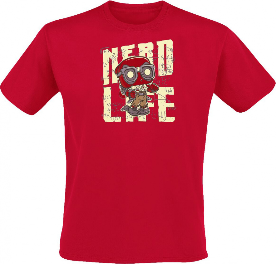 T-Shirt Marvel - Deadpool Nerd Life Funko (größe S)