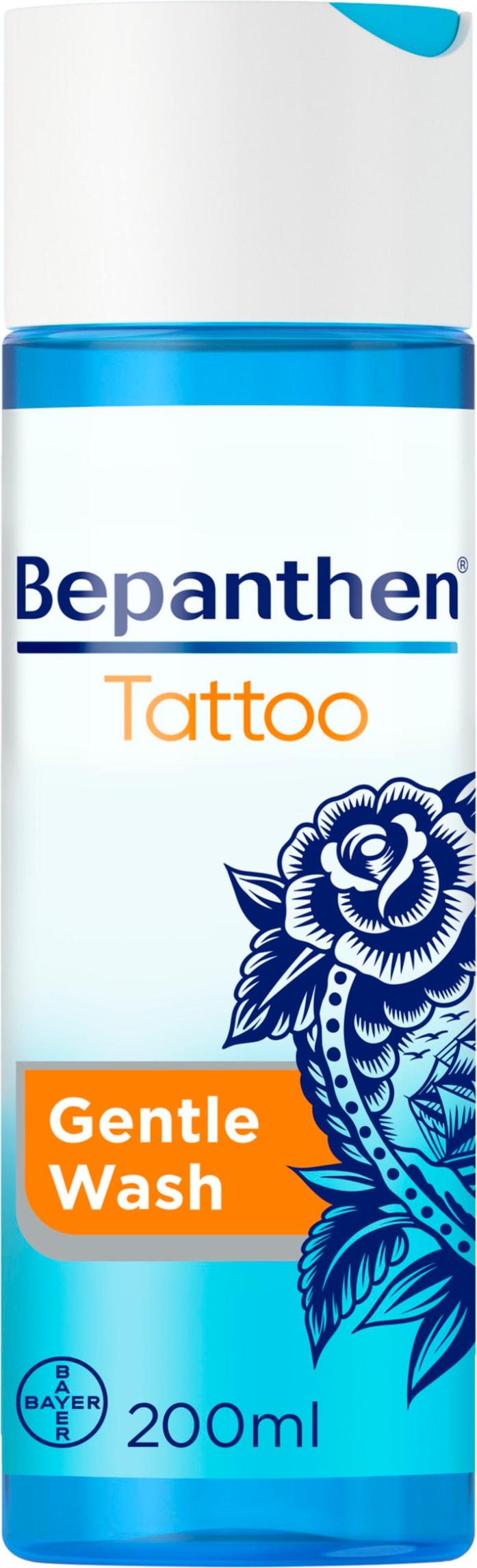 Bayer BEPANTHEN TATTOO GEL Gel zum Waschen tätowierter Haut für TATTOOS 200 ml