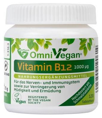 BOMA Lecithin GmbH Omnivegan B12 1000 g Tabl.m.Beerengeschmack 120 St 16011448