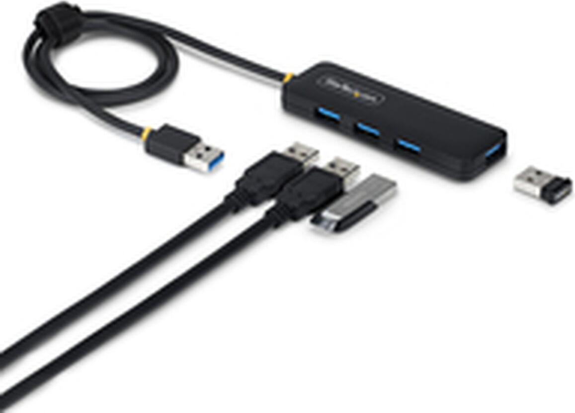 Rozbočovač USB Startech H5A4A-USB-HUB-2 Noir
