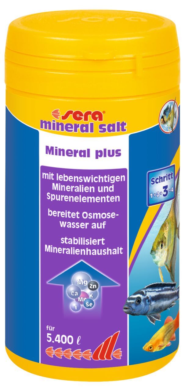 Sera Aquariumwasseraufbereiter mineral salt 250 ml 56512