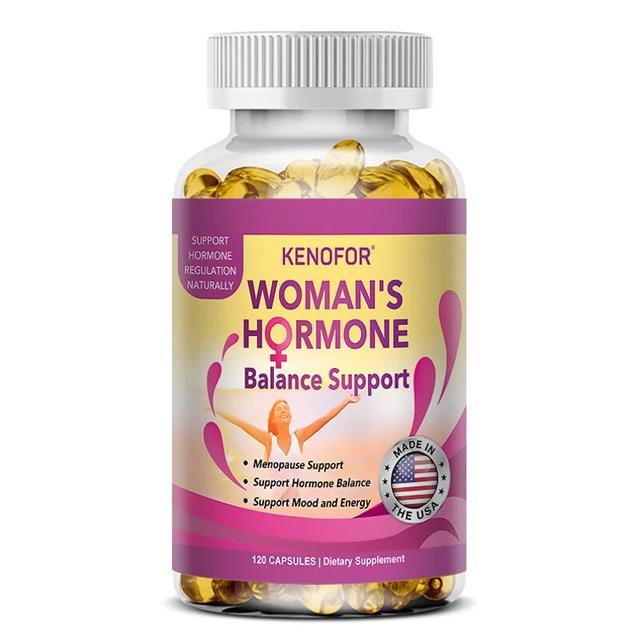 Kenofor Women´s Hormone Balance Support (120 Kapseln) Nahrungsergänzungsmittel, Menopause, Estroge, Hormone, Stoffwechsel, Stimmung, Frauengesundheit