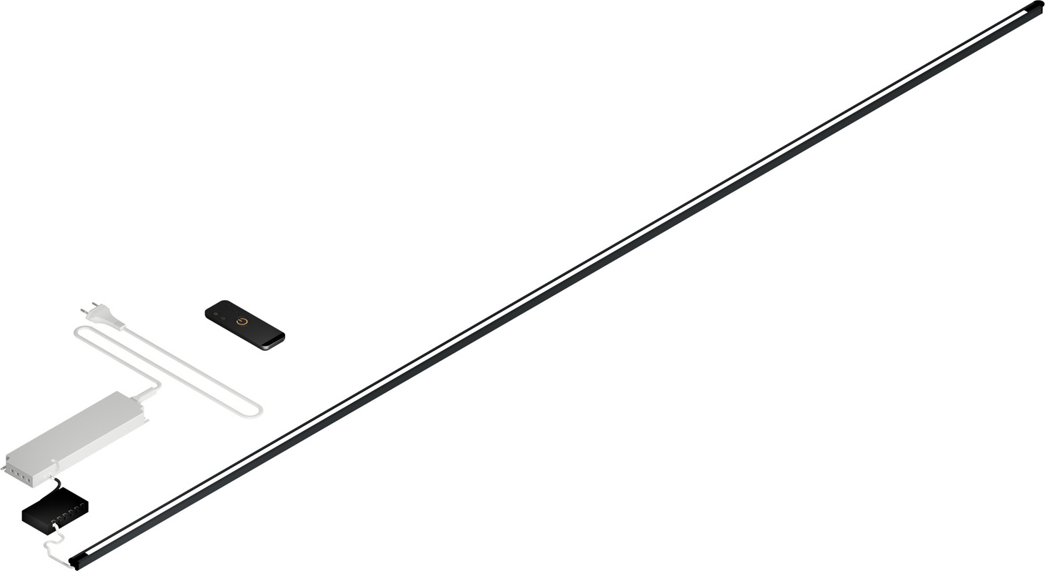 Woood optionspaket led streifen schwarz/weiss 170cm 375038