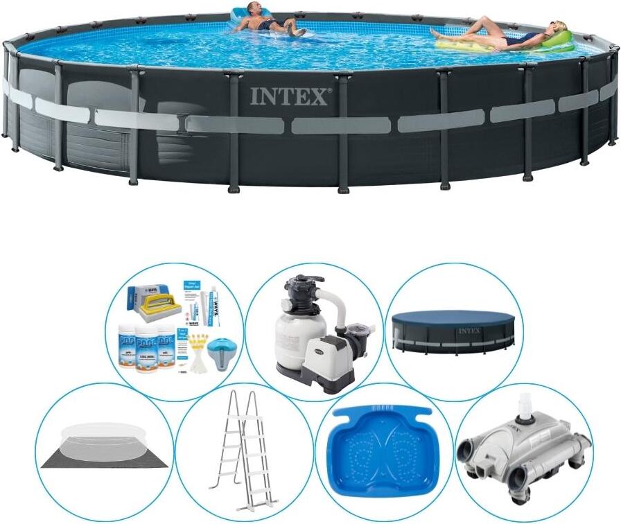 Balík bazénov - Intex Ultra XTR Frame Round 732x132 cm
