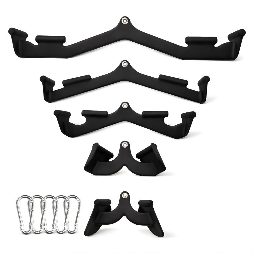PH Fitness Multifunktions-Griffset Pro – 5 Aufsätze PHF-GS5MP