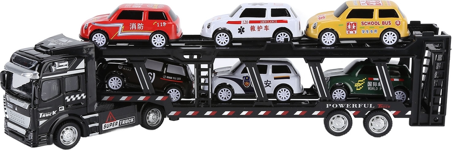 Cocosity Car Carrier Truck Toys,Carrier Truck Transport Car,Transporter Simulation Truck,Alloy Truck Model Toys,Kids Transport Truck,Carrier Truck Car